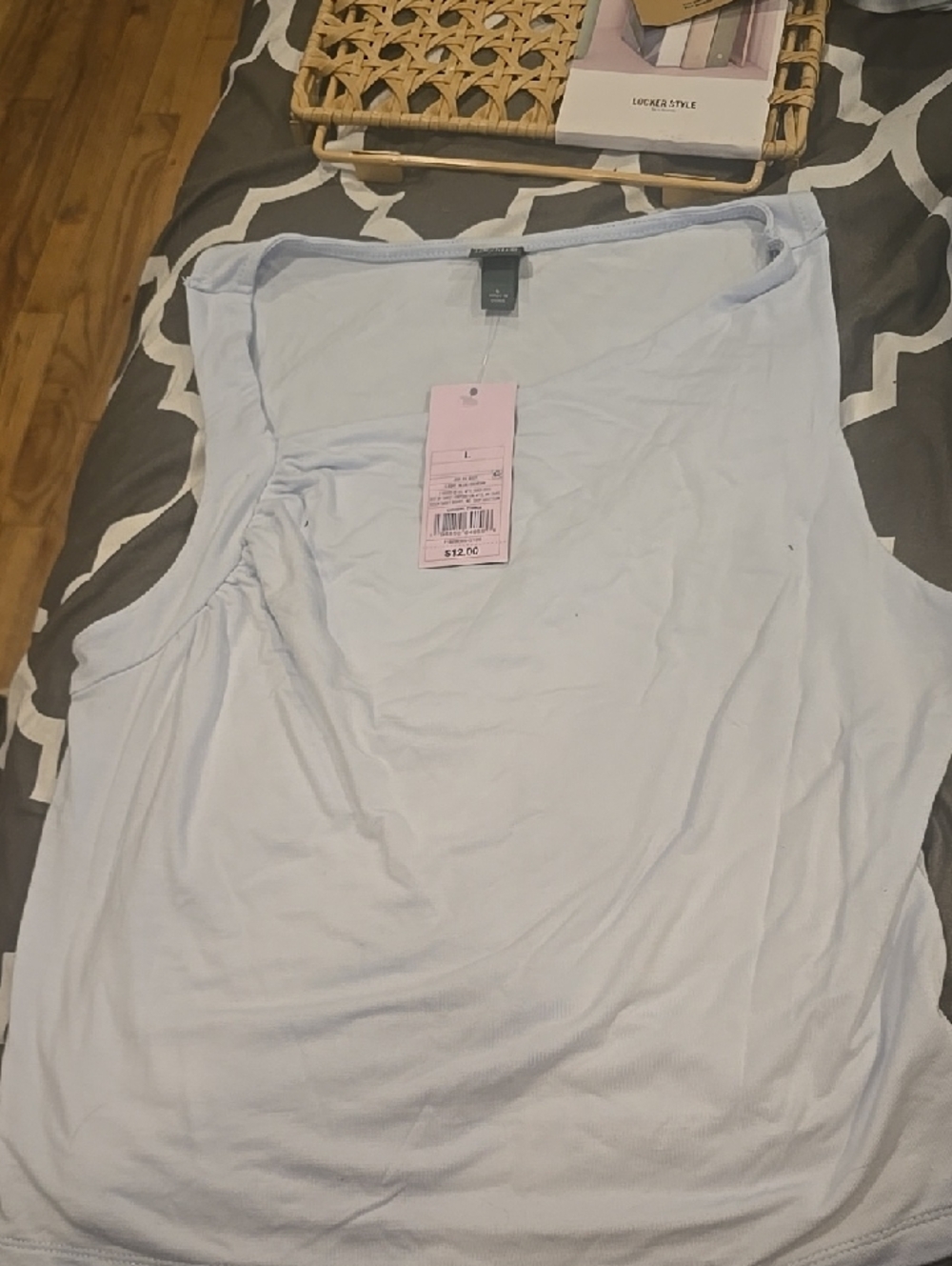 ❤️10/$10 New wild fable Light Blue Sleeveless Scoop Neck Tank Top